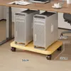 Soporte para Host de Computadora Gabinete de Colocación para Caja de Escritorio Base de Bandeja de Soporte Estante de Colocación Estante de Almacenamiento con Ruedas Móvil