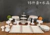 Expositor de decoración para mesa de postres, bandeja para pasteles, mesa para comidas frías, mesa para el descanso del té, estante para pasteles, puesto para refrigerios y té de la tarde
