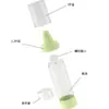 Frasco a Vácuo Transparente com Formato de Ombro 80/100/120ml, Frasco de Embalagem Cosmética de Grande Capacidade, Frasco Spray com Névoa Fina para Tônico