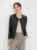 90 Terciopelo Forro Interior para Mujer Chaqueta Ligera de Plumas para Mujer Lago Plano Venta al por Mayor Ropa de Abrigo Cuello Redondo Moda Delgada Ligera Talla Grande Pluma de Pato Blanca