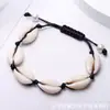 Pulsera de conchas TK transfronteriza más vendida, pulsera tejida de conchas estilo playa hawaiana, pulsera de muñeca ajustable casual de verano