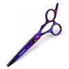 Tijeras de Peluquería de Colores de 6 Pulgadas Modelo de Alta Calidad Tijeras Rectas Tijeras Planas Tijeras Entresacadoras 6H