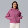 Chaqueta Deportiva con Capucha y Cremallera de Terciopelo Otoño e Invierno Nuevo Estilo para Buceo para Mujer Sudadera Holgada Casual Top de Yoga