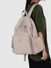 Mochila de tela de nailon simple y casual para mujer, nueva mochila de viaje ligera de gran capacidad, bolso de moda para la escuela y el trabajo