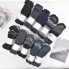 Meias de outono e inverno para pés grandes masculinas meias de algodão masculinas versão grande espessada meias de feira para meia-idade e idosos meias de velho atacado