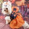 Vestido de Malla para Perro Fiesta de Halloween para Mascotas, Disfraz Festivo, Exquisito Estilo Europeo y Americano, Diseño Delgado