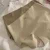 Panty de una pieza dulce de seda helada de verano 10A antibacteriano sin costuras, ropa interior cómoda y transpirable para mujer con refuerzo de algodón puro