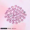 Manicure Rosa Zircônia Pequena Rasteirinha Fundo Mini Zircônia Diamante Joias de Manicure Joias de Diamante para Manicure Diamante Decorativo Brilhante