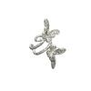 Presilhas de Orelha Borboleta com Padrão Tangcao Vazado, Estilo Chinês, Doces e Delicadas, Exquisite e de Alto Padrão Borboleta Flor Ear Cuff