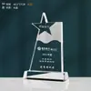 Troféu de Cristal Personalizado Jogos Esportivos Reunião Anual da Empresa Prêmio para Funcionário Destaque Medalha de Honra Atacado
