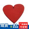 Alta qualidade preço baixo madeira Vermelho patch de amor amor pintado pingente de madeira DIY acessórios feitos à mão criativo