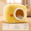 Casa para gatos totalmente cerrada, removible y lavable, casa para perros para dormir, universal para las cuatro estaciones, cama para gatos, cama para perros, casa para gatos cálida para el invierno, casa para mascotas