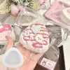 Molde Squishy de Fruta enlatada Piña Tostada con Queso Pan Triangular Realista Molde de Silicona Hecho a Mano DIY