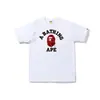 Comercio exterior mayorista transfronterizo estilo japonés moderno estampado de camuflaje cabeza de tiburón cabeza de tigre mono bloques de color luminoso para pareja camiseta holgada morada