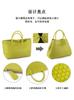 Bolso Tejido a Mano para Mujer, Bolso de Gran Capacidad Madre-Hija, Bolso de Mano, Bolso Casual, Estilo Europeo y Americano, Bandolera de un Solo Hombro, Versátil