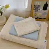 Colcha de Verão Fresca de Algodão Aeróbico Classe A Fio Duplo para Mãe e Filho 100% Algodão com Ar Condicionado Conjunto de 4 Peças Verão Pequeno Fresco Fino 3