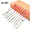 Conjunto de 10 Peças de Limas Mini Diamantadas, Limas de Esmerilhar, Pequenas Ferramentas de Esmerilhar e Polir, Material de Esmeril