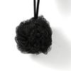 Flor de baño negra grande artículos de tocador al por mayor bola de baño 50g cordón bola de baño de burbujas
