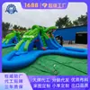 Combo de Tobogán Inflable con Piscina para Niños al Aire Libre Verano Agua