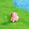 Capivara Rosa de Desenho Animado Criativa Animais Fofos Acessórios Pequenos de Resina DIY Enfeites Decorativos Presentes