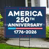 250º Aniversario de la Fundación de los Estados Unidos, Señales para el Jardín, Señales Promocionales para Fiestas Navideñas, Señales de Mano para Desfiles al Aire Libre