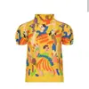 Camiseta Feminina Moda Verão Nova Manga Curta Plissada Gola Alta Slim Top Fino Miyake Camisa Base Fk395