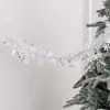 Decoração de Natal Enfeites Pendurados Montagem de Cena Guirlanda de Festão Fita de Ano Novo Vinha Arranjo de Parede de Fundo