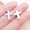 15 Estilos de Cruz Antiga de Prata com Gota de Óleo Colares Europeus e Americanos de Liga Corrente de Suéter Pingentes DIY Acessórios de Decoração de Roupas Materiais