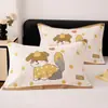 Paquete Doble de Toallas Almohada de Gasa de Ocho Capas de Algodón Fresco Funda de Almohada de Algodón Gruesa Extra Grande Toalla Transpirable Absorbente de Sudor para Hombres y Mujeres