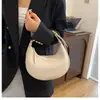 Bolso de Mano de Moda Estilo Coreano para Mujer, Bolso de Hombro para Axila de Moda de Nicho, Bolso Cruzado Casual de Color Sólido para Viajes
