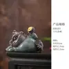 Traga Riqueza e Tesouro Ornamento Sapo Dourado Novo Estilo Chinês Mesa de Chá Desktop Animal de Estimação de Chá Brincadeira de Chá Varanda Loja Decoração Presente de Inauguração de Casa