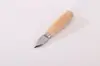 Cuchillo de Talla Profesional Nogal Negro Madera de Haya Carpintería Cincel de Talla Punta Afilada Mango Redondo Mango Plano Herramienta de Talla Pieza Única en Stock