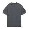 Camiseta Masculina de Verão, Estilo Europeu e Americano, Caimento Solto, Gola Redonda, Manga Curta, Barra com Fenda, Camada Base Esportiva, Secagem Rápida