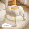 Taburete Bajo con Ruedas Florales Uso Doméstico Universal Rueda Pequeña con Ruedas Banco Dormitorio Estudiantil Habitación de Alquiler Taburete para Cambiar Zapatos