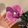 Atmosfera Super Fada Phalaenopsis Presilha de Cabelo Feminina Mori Lateral Bico de Pato Clipe Placa Traseira Presilha de Cabelo
