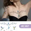 ¿El Nuevo Tatuaje de Flor Transfronterizo de Rikalon? Pegatinas de Tatuaje Impermeables para Clavícula y Pecho Dopamina Personalizadas Pegatinas de Tatuaje Europeas y Americanas