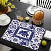Exclusivo Transfronterizo Amazon temu México Mantel Individual de Lino Aislado Fiesta Navideña Sala de Estar Cocina Mantel de Mesa