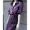 Directo de Fábrica al por Mayor en Stock: Conjunto de Ropa de Trabajo Nuevo Estilo, Potente y Sofisticado, Ropa de Alta Gama para Viajar al Trabajo, Conjunto de Blusa y Falda para Mujer