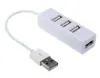 Hub USB Regleta Hub Pequeña 2.0 Mini Pequeño Hub de 4 Puertos Mini Compacto Hub USB Uno a Cuatro