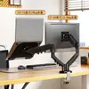 Suporte para Laptop, Suporte para Computador, Braço Mecânico, Suporte para Monitor, Suporte de Monitor Ajustável e Giratório, Pode Ser Invertido