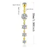 Nuevo piercing para el ombligo con tira de circonita con incrustaciones de cobre y seis garras, para venta al por mayor transfronteriza en Amazon.