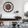 Reloj Americano Reloj de Pared Retro Europeo Arte para Sala de Estar Reloj de Pared Silencioso Reloj Antiguo Clásico Atmósfera Hogar Creatividad