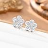 Fabricantes estrelas brincos de diamante simples alto sentido flor borboleta Joker novas explosões temperamento requintado atacado