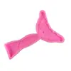 Variedad de Cola de Sirena Sirena Silicona Líquida Fondant Molde para Pastel Horneado Gotas de Goma