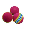 Atacado do Fabricante 42mm Bola Sólida Arco-Íris de Eva para Crianças e Animais de Estimação Bola Esponjosa Elástica Bola Oceânica de Eva em Estoque