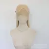 Peluca rubia platino hecha a mano con encaje frontal y raya en medio, peluca completa versátil de cabello largo lacio rubio
