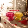 Lâmpadas de Manteiga de Vidro Auspiciosas em Estoque para Oferta a Buda, Lâmpadas de Manteiga de Vidro para Oferta a Buda, Velas de Manteiga de Vidro para Oferta a Buda