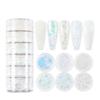 Pó tweed de cor flash, pó glitter para unhas, pó suéter, pó açúcar flash, frasco conjugado, outono e inverno, pó glitter para unhas, transfronteiriço