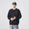 Sudadera de peso pesado con cuello redondo estilo retro americano para hombre, nueva colección primavera/otoño 2026, suéter holgado y casual, top de moda