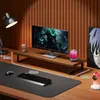 Soporte elevador para ordenador de escritorio, base elevadora para monitor, estante de almacenamiento multicapa, soporte para mando y auriculares para sala de juegos
